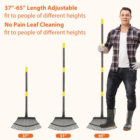 Feblomst rake coated with anti-rust protection against weather