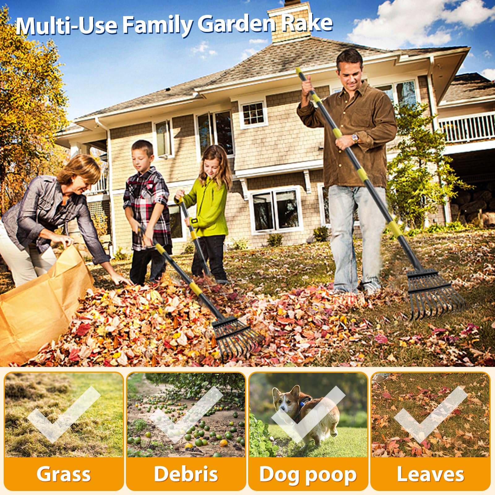 Feblomst compact design suits camping cleanups and portable garden maintenance.