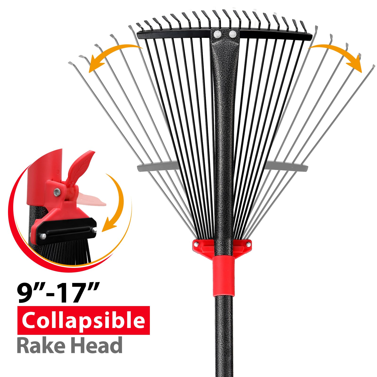 Feblomst extendable handle from 30 to 60 inches for ergonomic use.