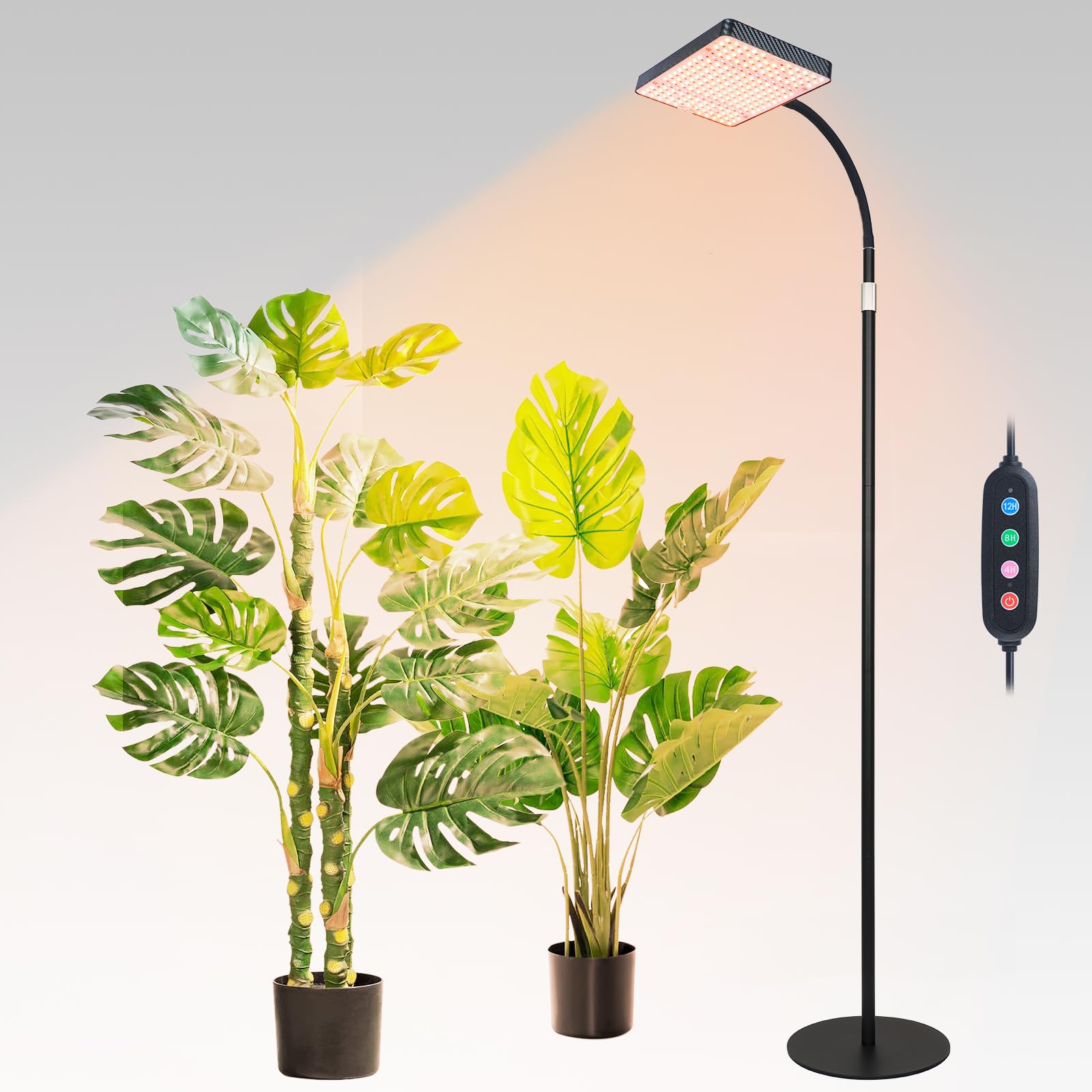 FECiDA 2026 floor lamp grow light base provides stable support for indoor plants