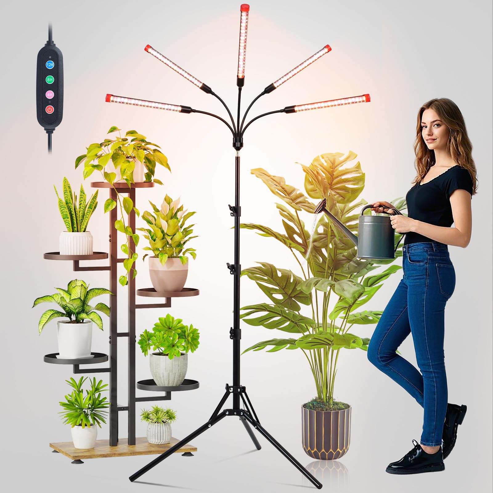 FECiDA LEDs with 3000K/5000K/660nm emulate natural daylight for healthier foliage