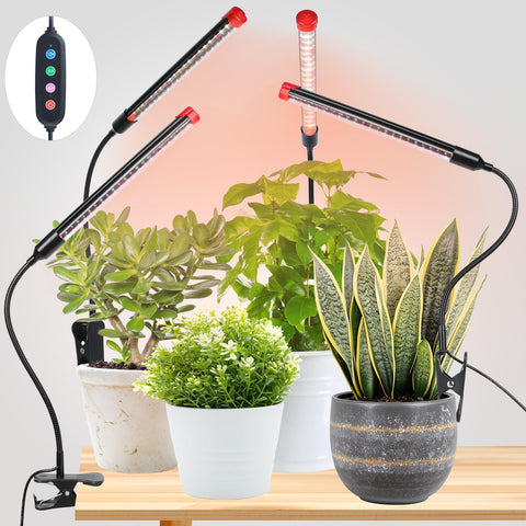 FECiDA clip grow light on panel setup, ideal for space-saving indoor gardening.