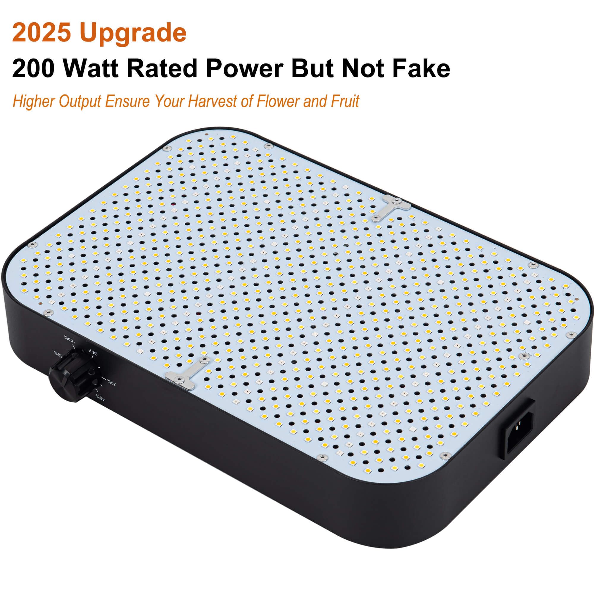 FECiDA full-spectrum grow light supporting seedlings to flowering