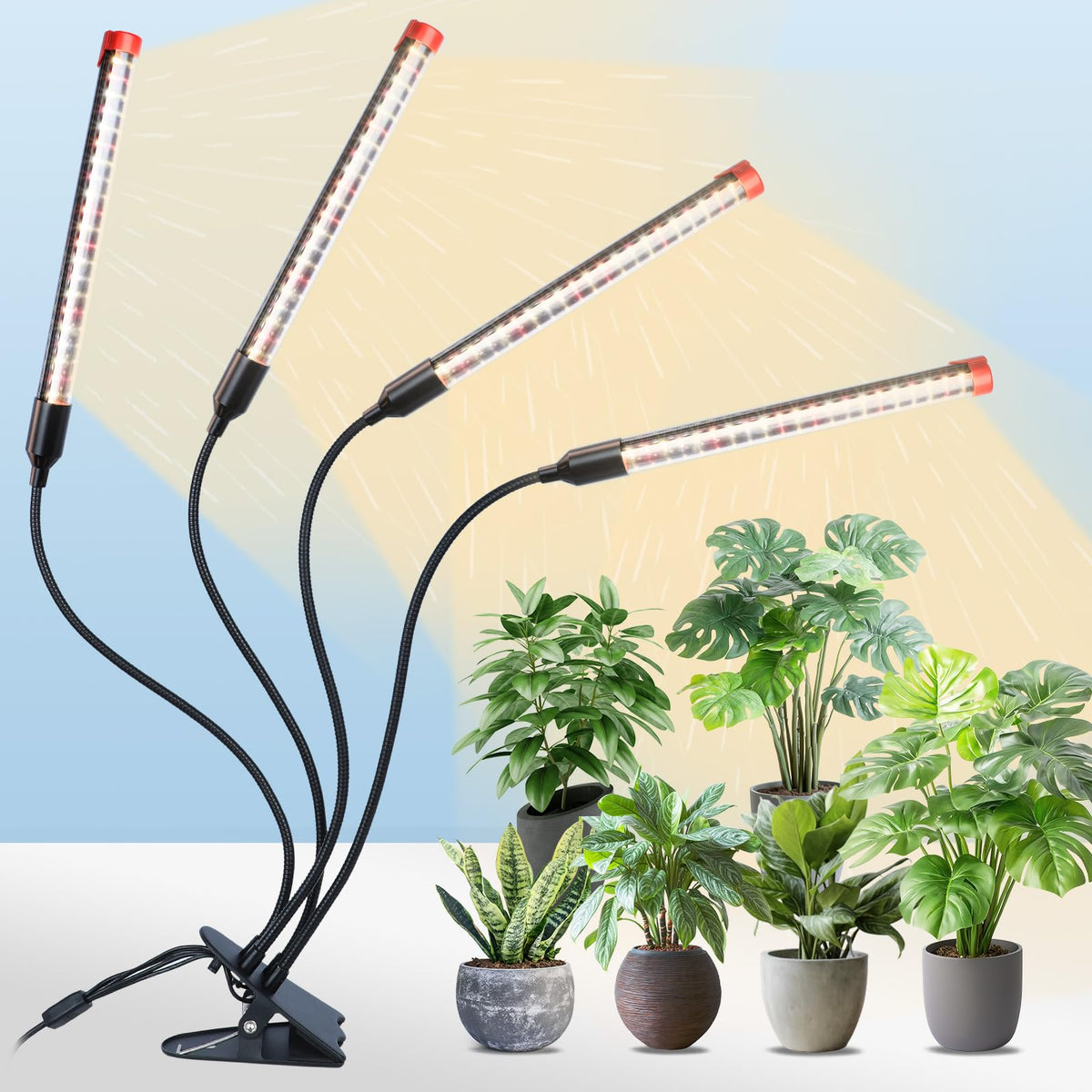 FECiDA Gamechanger 36W grow light with a strong clip for easy mounting.