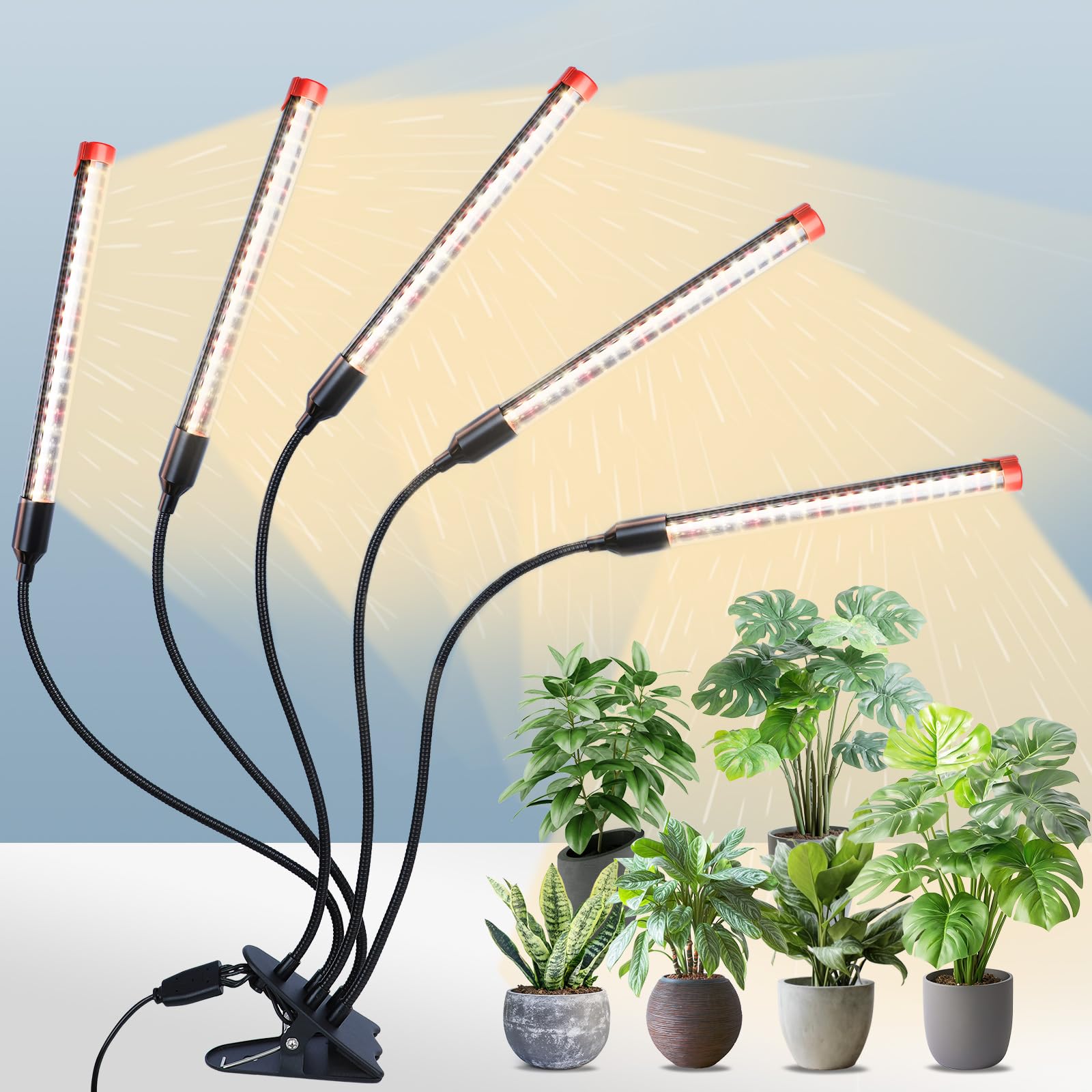 FECiDA Gamechanger clip-on grow light for easy, hands-free plant illumination