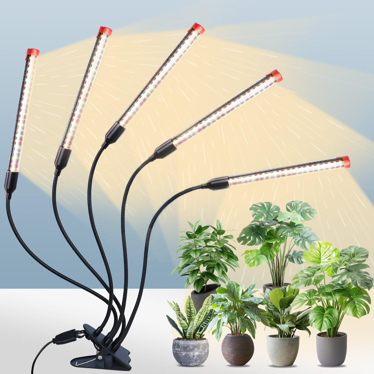 FECiDA Gamechanger clip-on grow light for easy, hands-free plant illumination