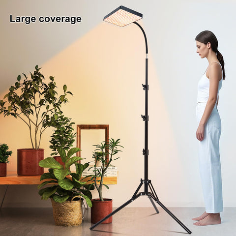 FECiDA grow light stand on a bonsai showing compact indoor growth