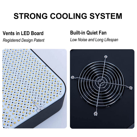 FECiDA 200W actual power supports all growth stages from seed to harvest