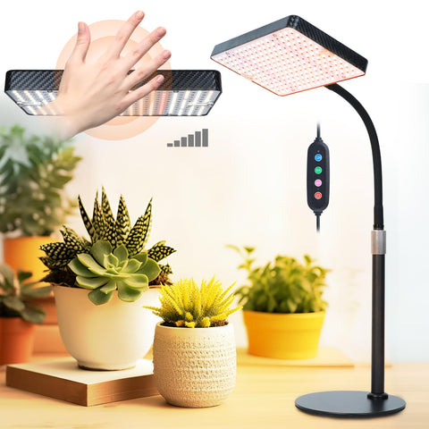 FECiDA smart-control desk grow light on provides bright full-spectrum illumination for indoor plants.