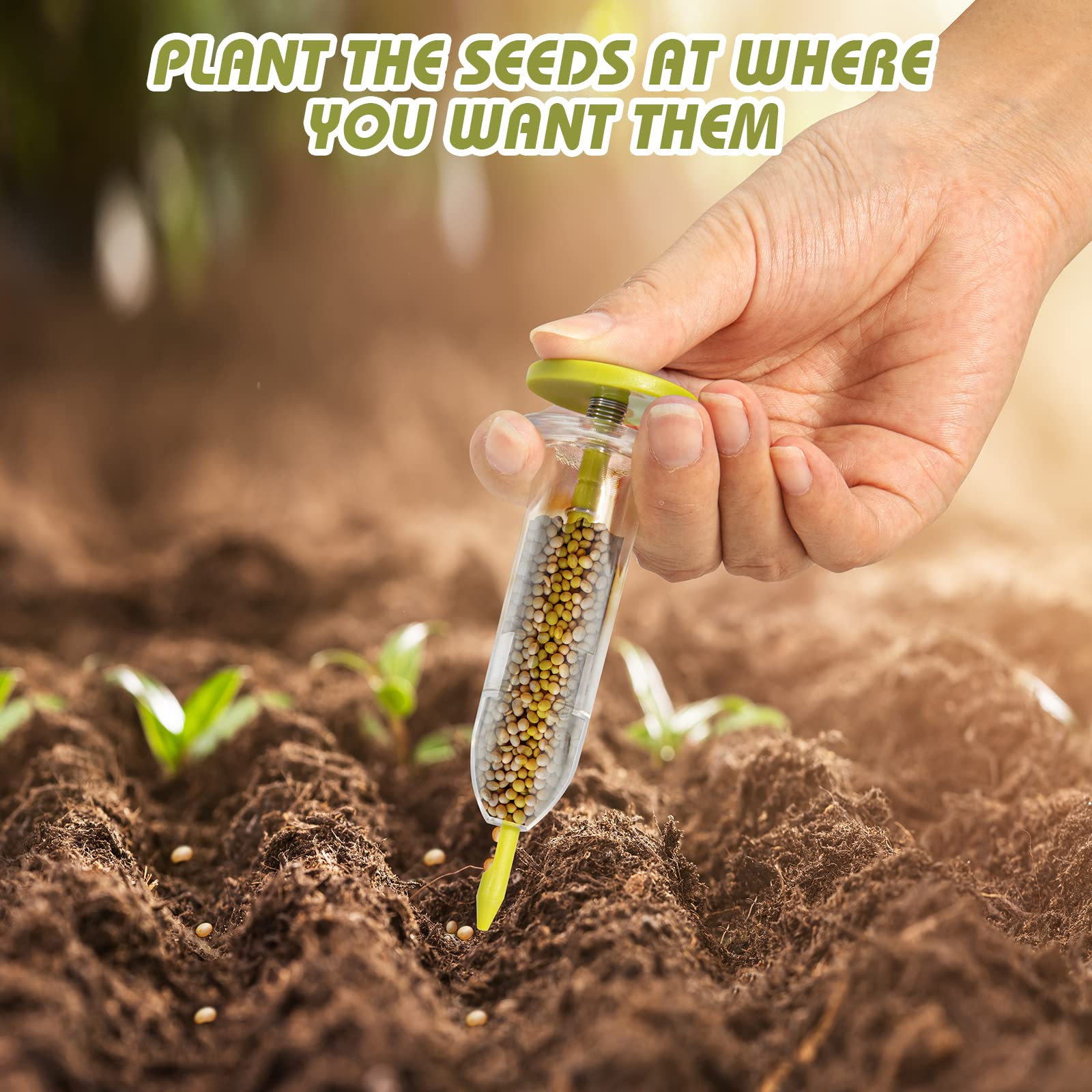 Fecsam seedling dibber and widger aids careful transplanting of small plants.