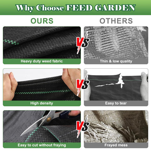 FEED GARDEN 4ft x 300ft fabric roll for large areas.