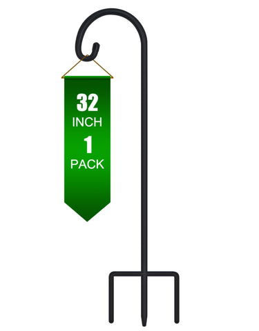 FEED GARDEN adjustable 32-inch shepherd hook for outdoor use and versatile hanging