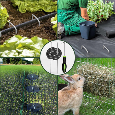 FEED GARDEN adjustable-width top on stakes image demonstrating versatility