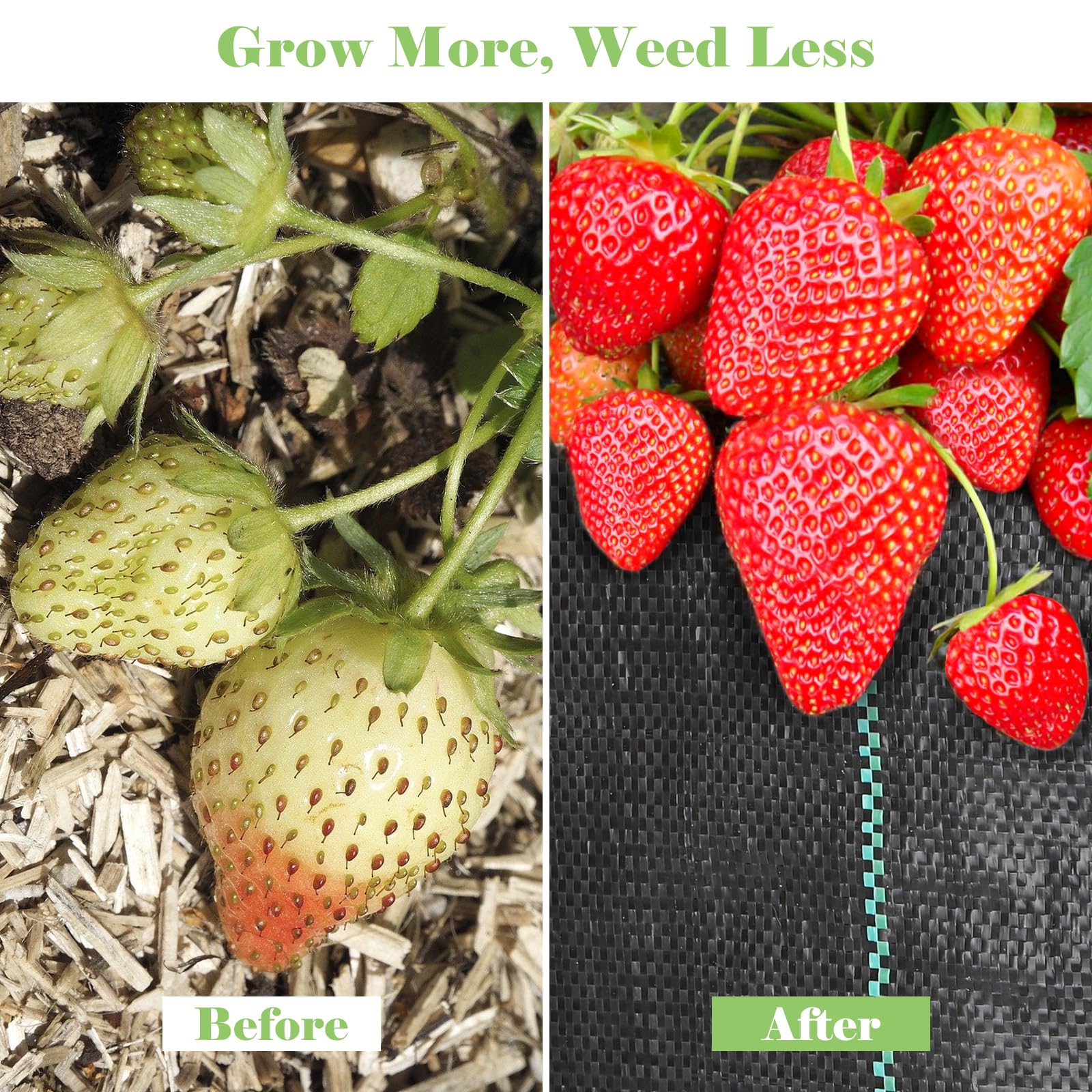 FEED GARDEN breathable fabric lets water and air through.