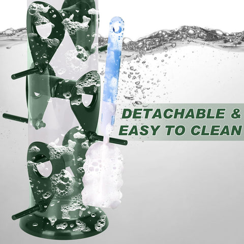 FEED GARDEN clear tube allows quick seed level checks at a glance.