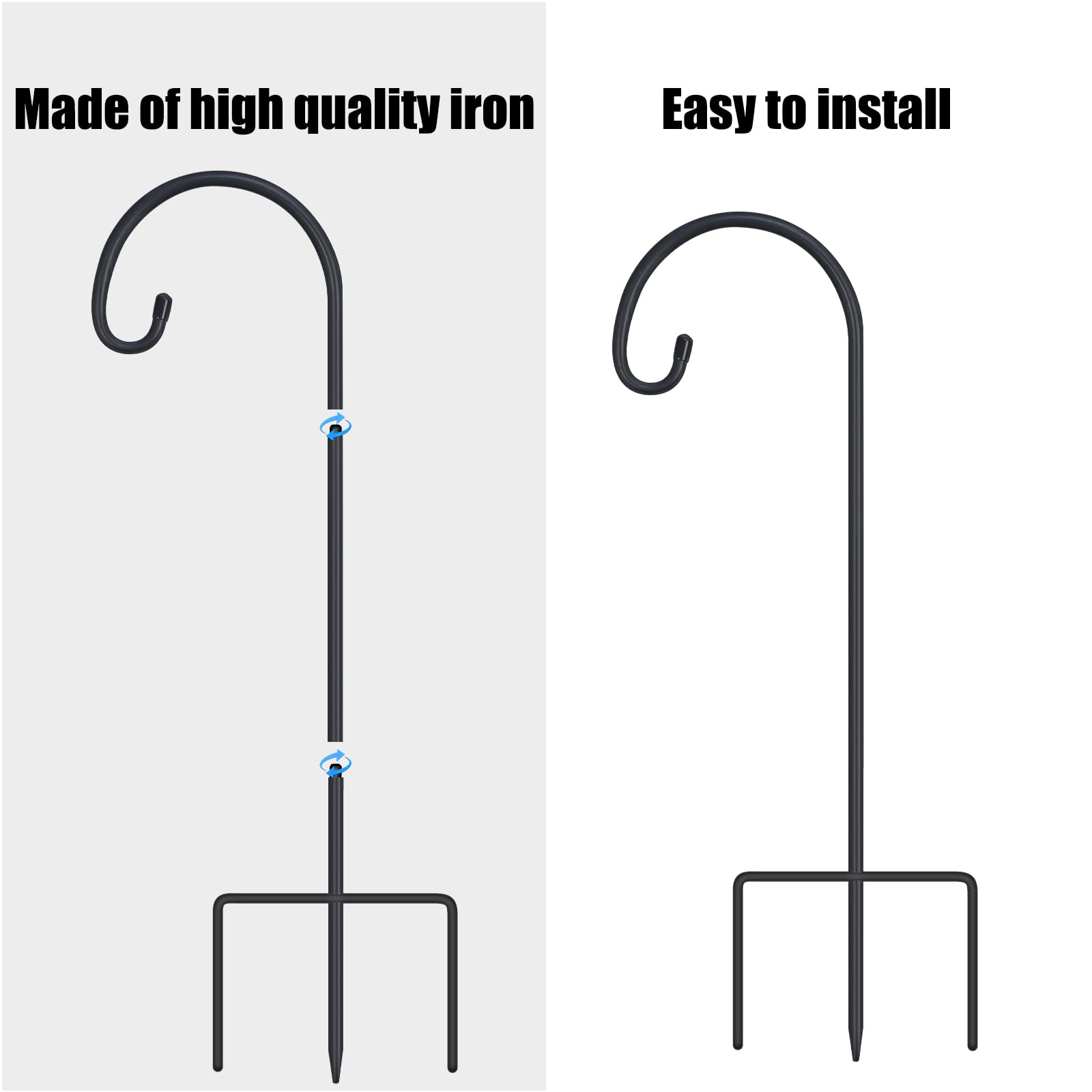 FEED GARDEN easy-assembly hook without extra tools for fast setup