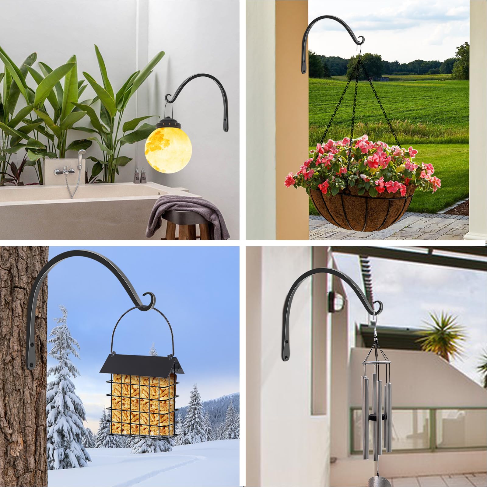 FEED GARDEN easy-install design with screws for quick outdoor mounting.