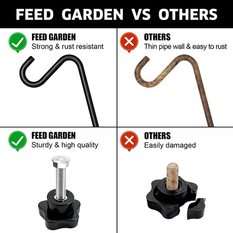 FEED GARDEN easy installation without tools required