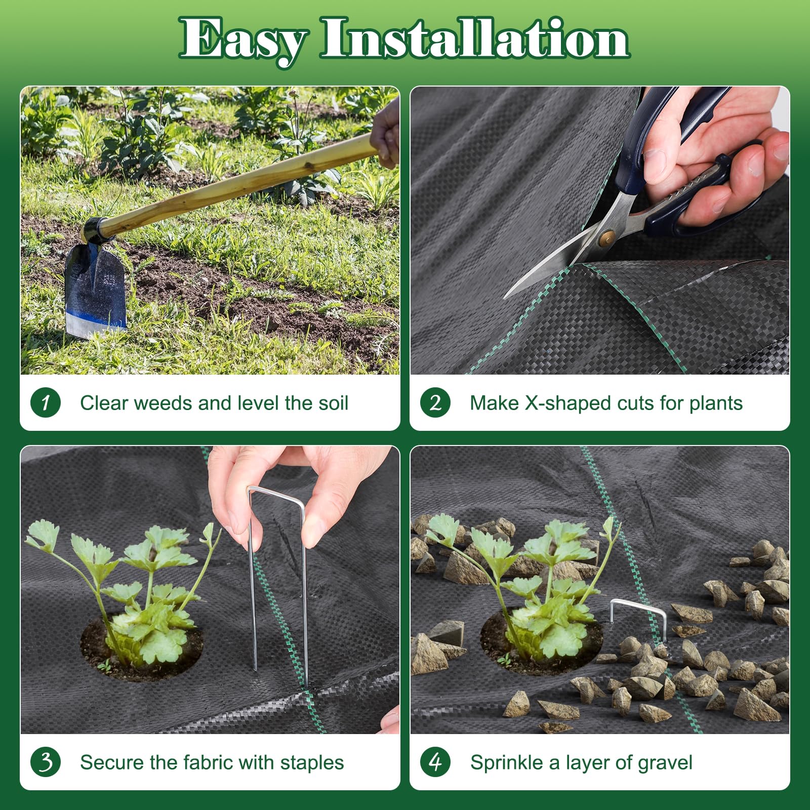 FEED GARDEN versatile use for gardens, lawns, beds, paths.