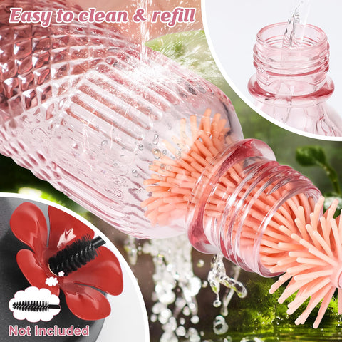 FEED GARDEN glass bottle design allows easy cleaning and refilling.