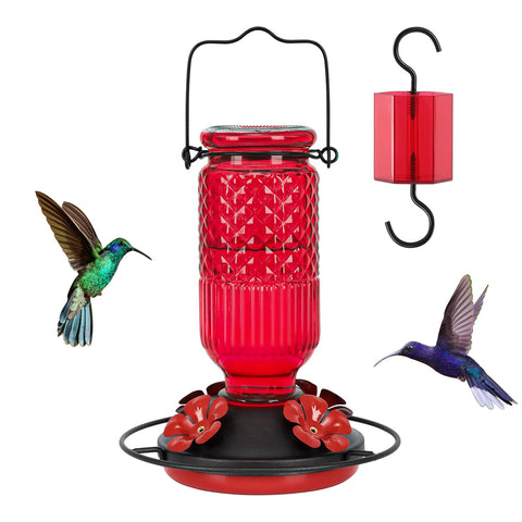 FEED GARDEN durable glass bottle withstands outdoor weather.