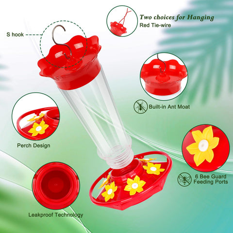 FEED GARDEN leak-proof bottle keeps nectar from spilling.