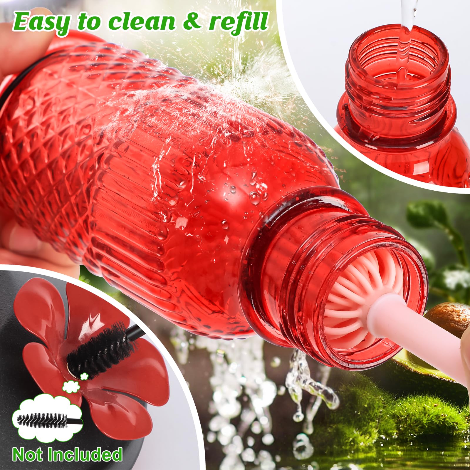 FEED GARDEN leak proof design minimizes spills during windy days