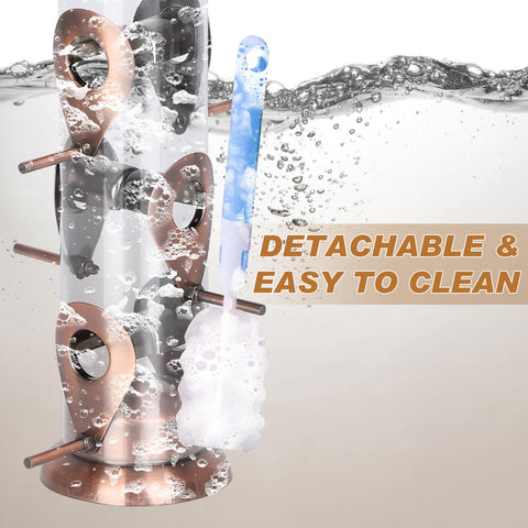 FEED GARDEN easy-clean tube and removable parts simplify maintenance