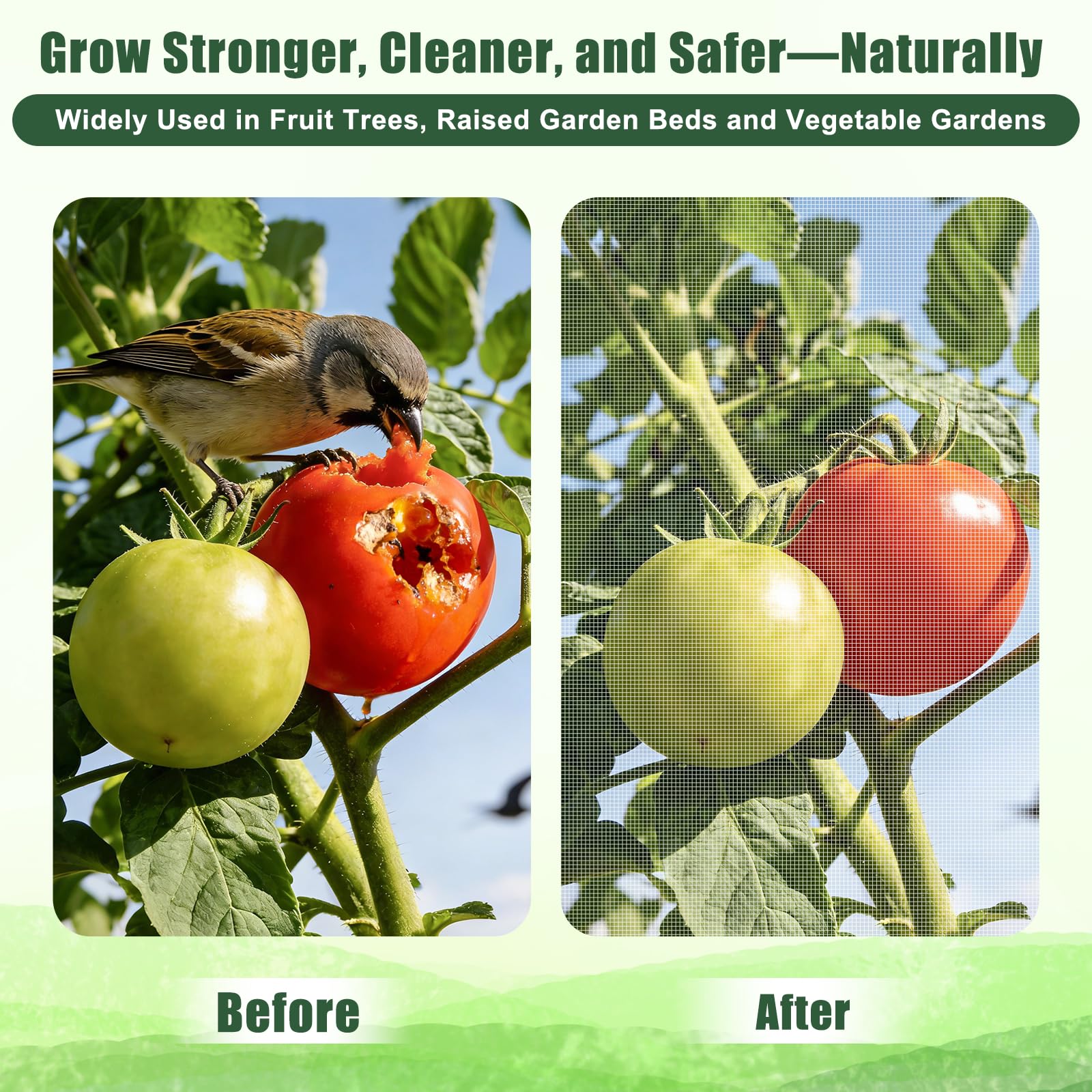FEED GARDEN multi-scene netting suited for gardens, orchards, and ponds