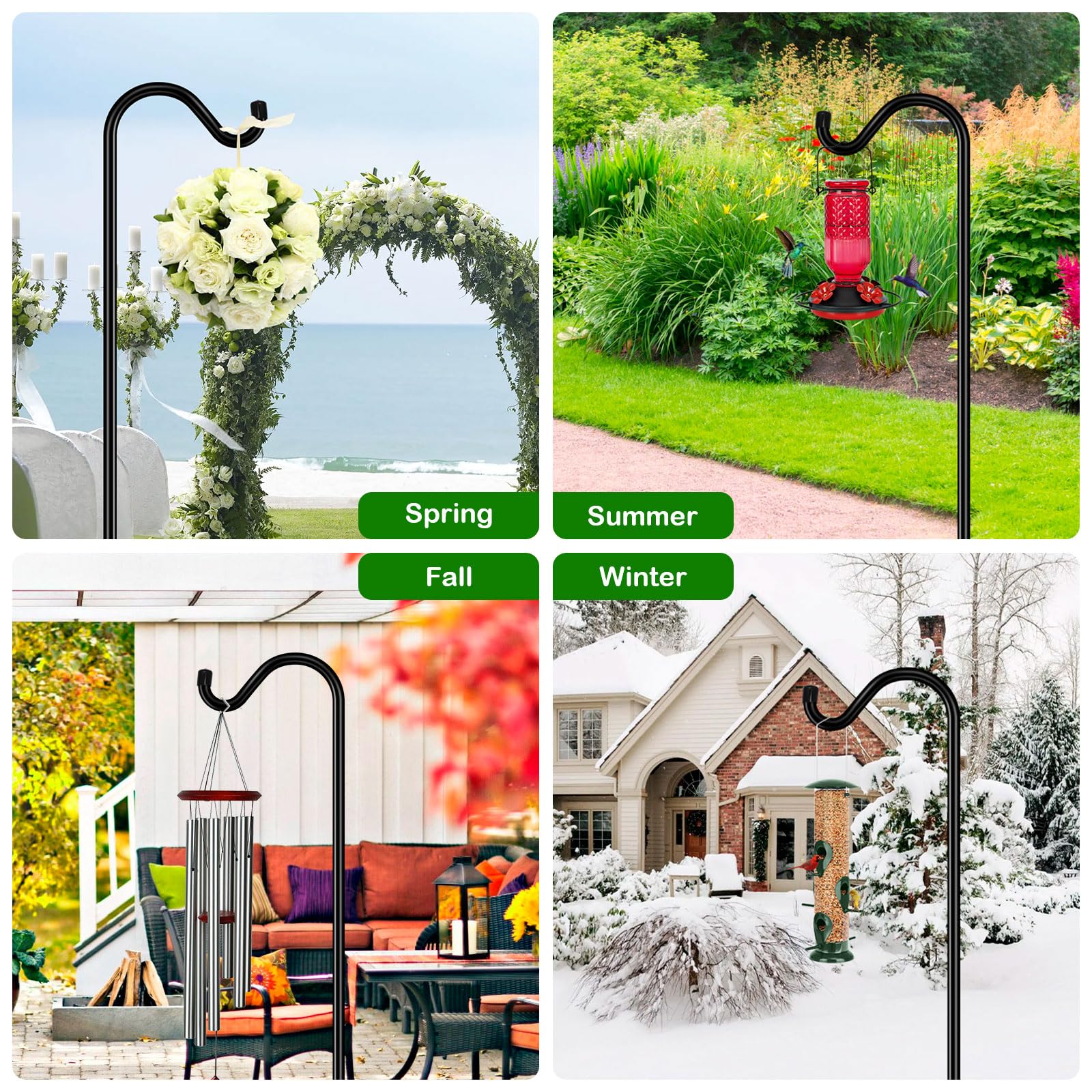 FEED GARDEN multi-use hook suitable for bird feeders and decor