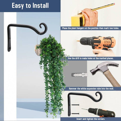 FEED GARDEN Outdoor décor multiuse hanger supports plants and more.