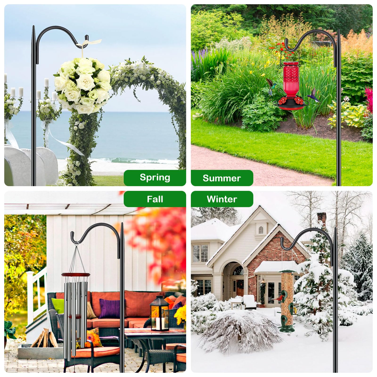 FEED GARDEN Outdoor wedding decor hook for elegant, versatile displays.