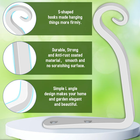 Powder coated FEED GARDEN bracket suitable for indoor and outdoor decor