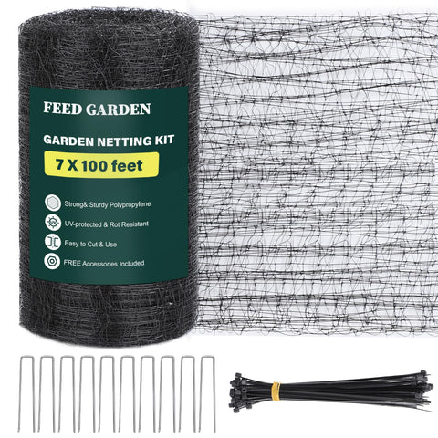FEED GARDEN netting withstands outdoor use across multiple seasons.
