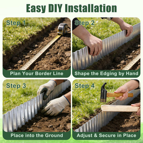 FEED GARDEN smooth edge design reduces cuts during installation and daily use.