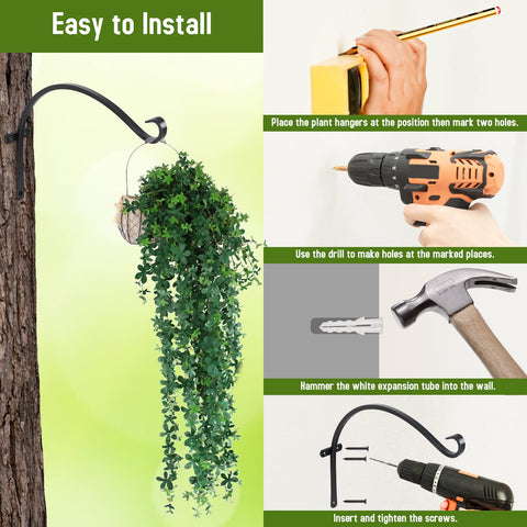 FEED GARDEN screws pack included simplifies quick secure mounting.