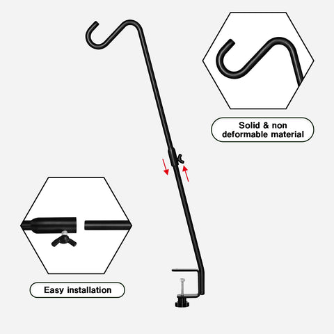 FEED GARDEN solid steel deck hook demonstrates durability in outdoor conditions