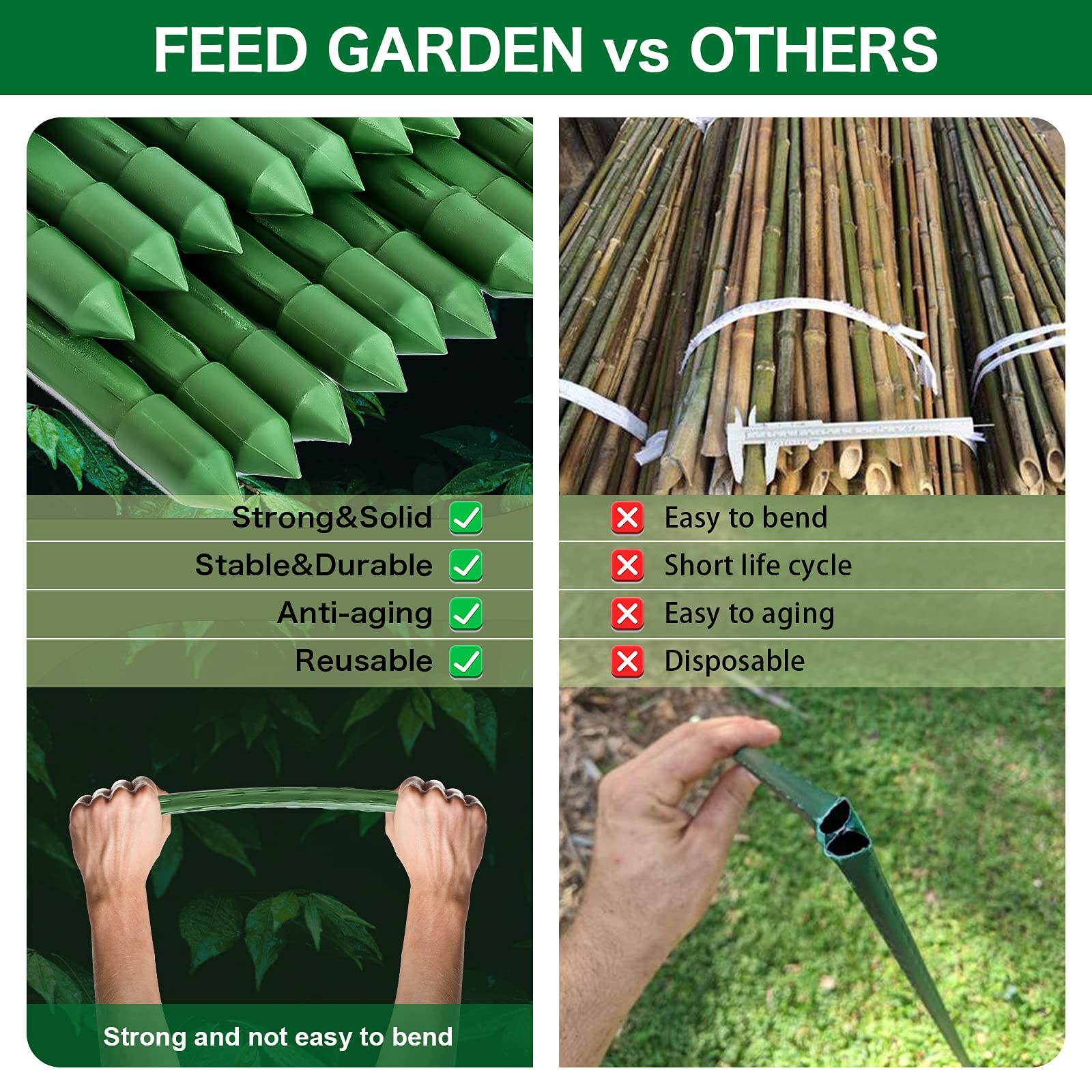 FEED GARDEN spiral surface design facilitates easy insertion