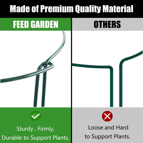 FEED GARDEN durable iron construction resists weather and rust