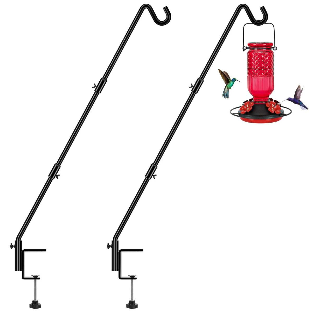 FEED GARDEN 360-degree swivel bird feeder hanger for precise alignment
