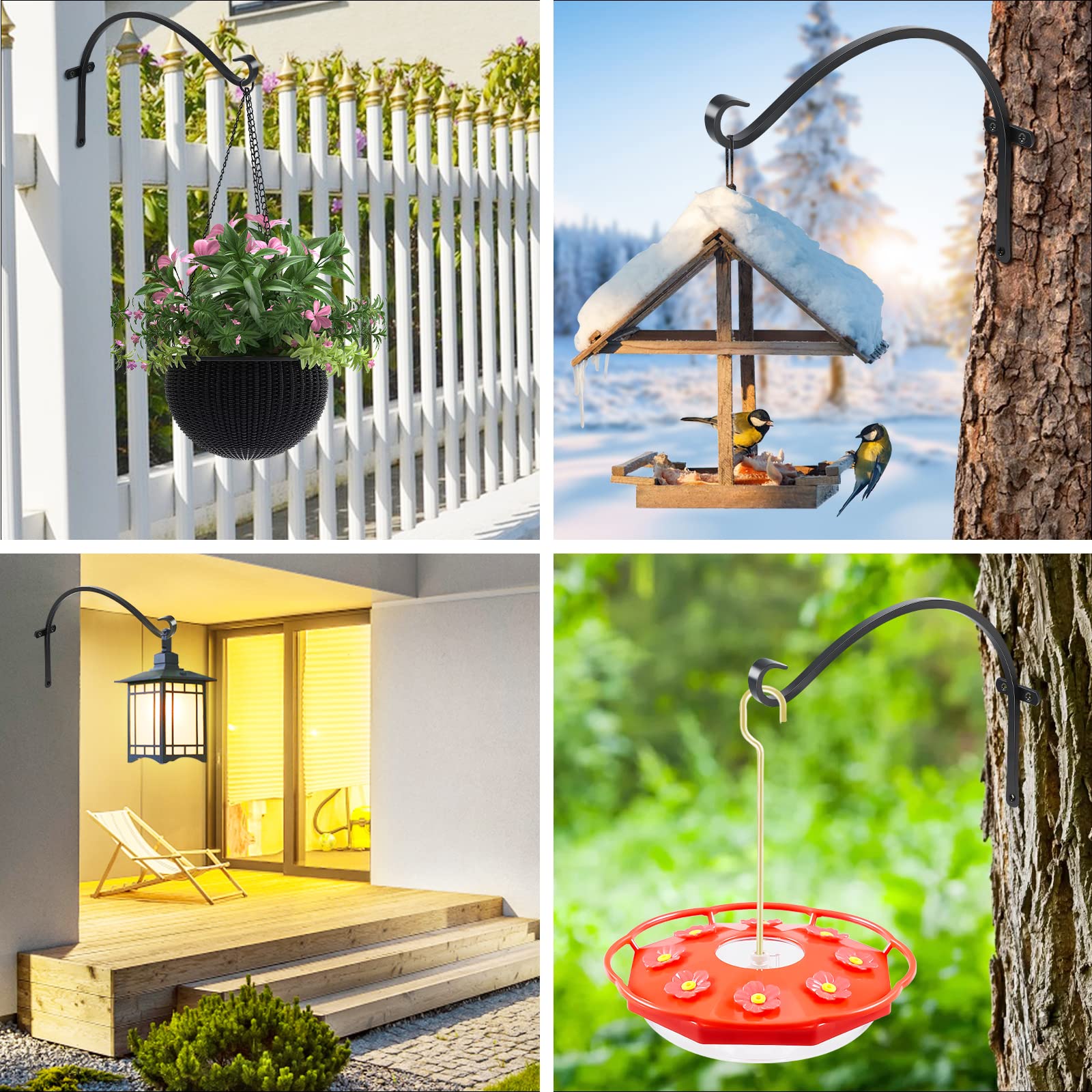 FEED GARDEN wall hook assembly demonstrates easy indoor or outdoor setup.