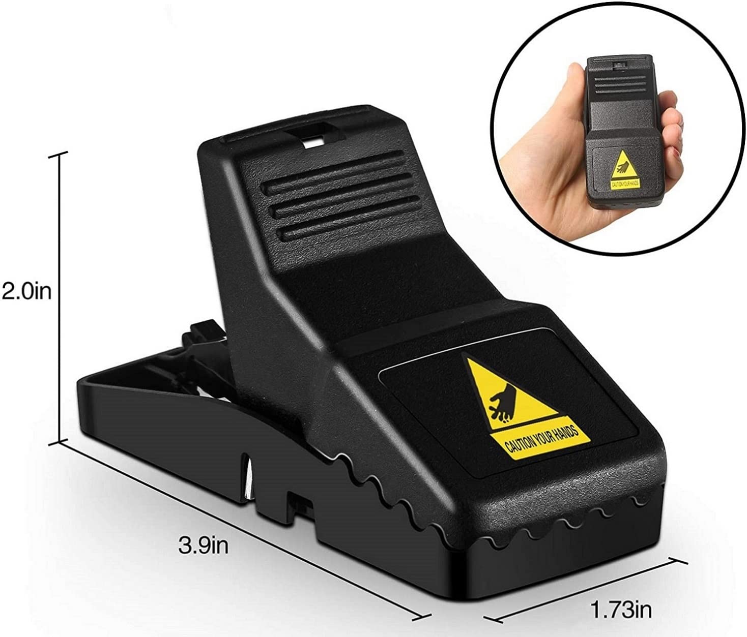 Feeke mouse trap compact 6-pack for convenient stocking
