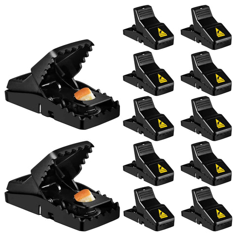 Feeke no-touch mouse trap triggers safely, ideal for indoor use.