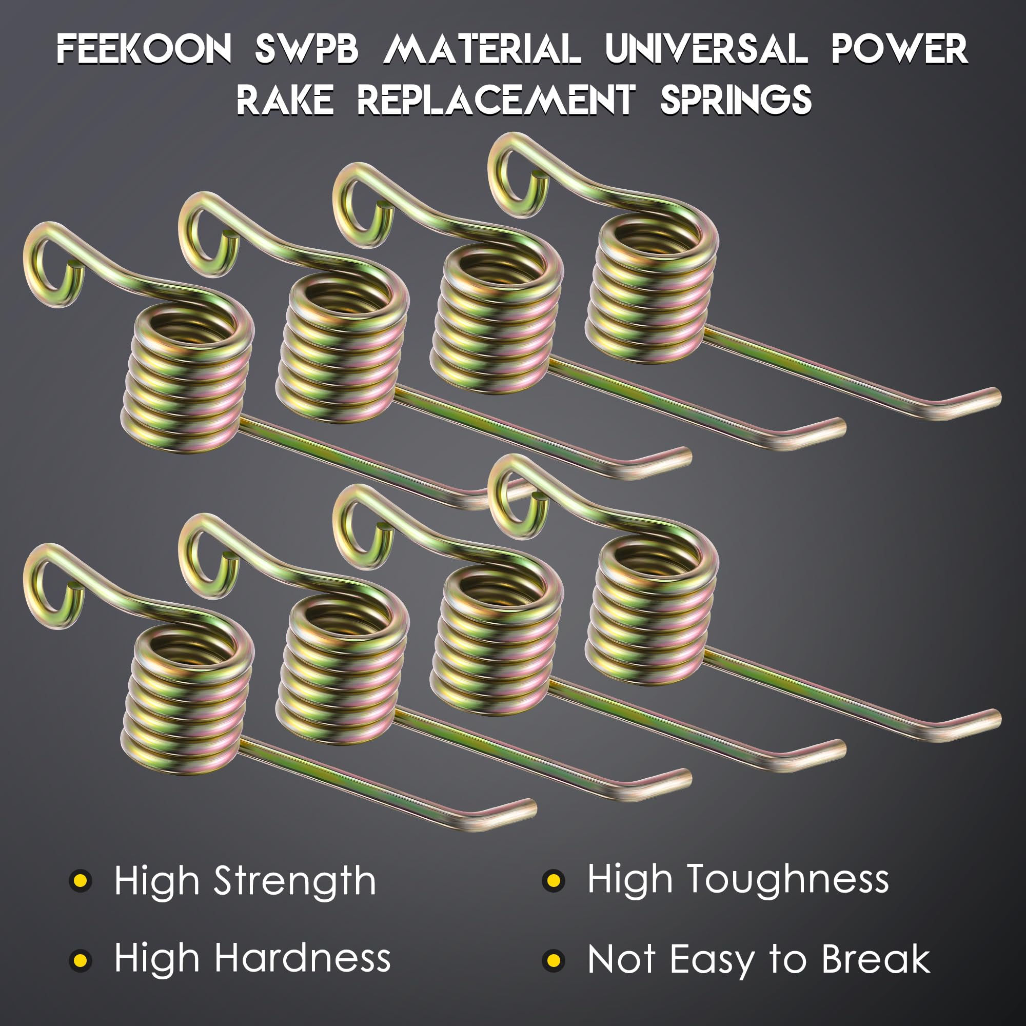 Feekoon eight-springs pack ready for dethatching blade installation