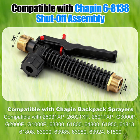 Feekoon brass adapters 3/4-inch connect securely to hoses and nozzles.
