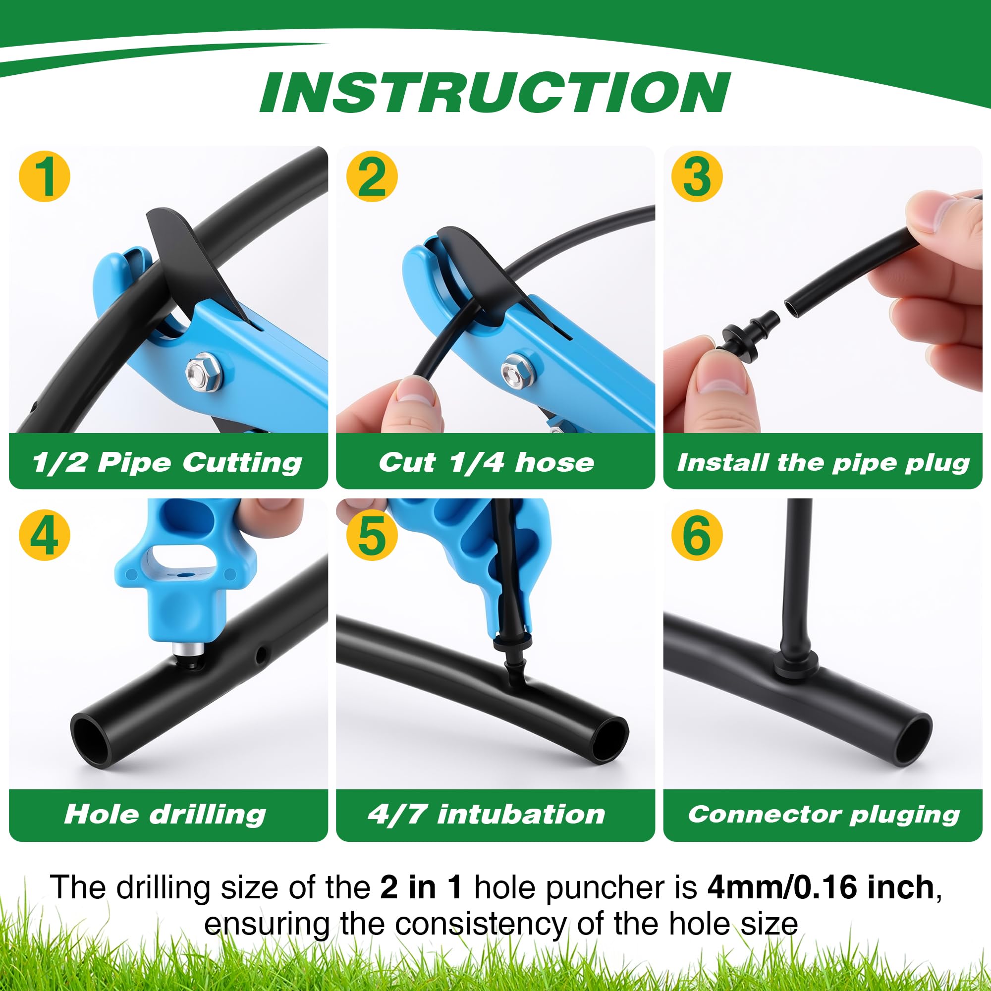 Feekoon drip irrigation accessories simplify garden setup
