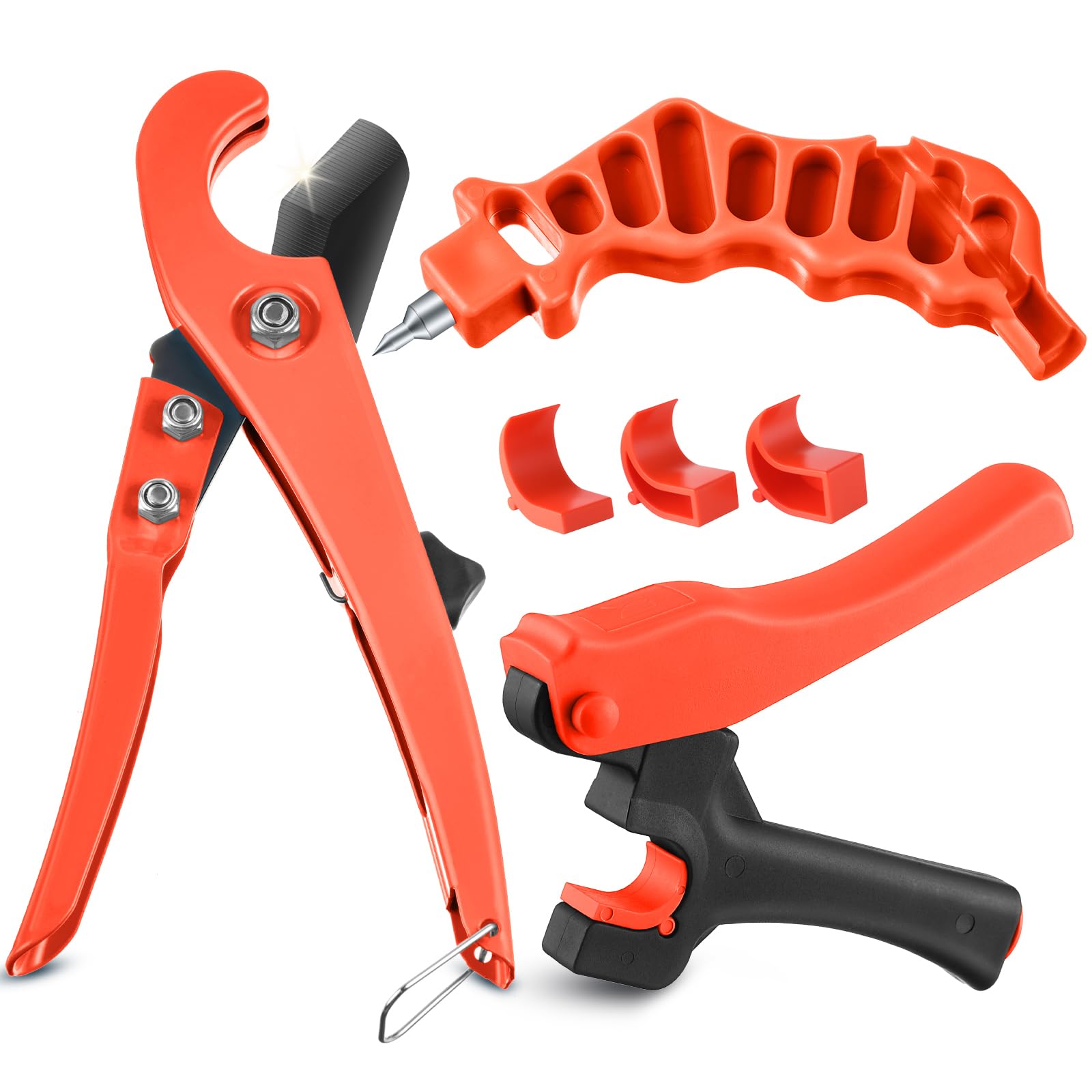 Feekoon drip irrigation tubing cutter delivering clean, precise cuts for garden tubing.