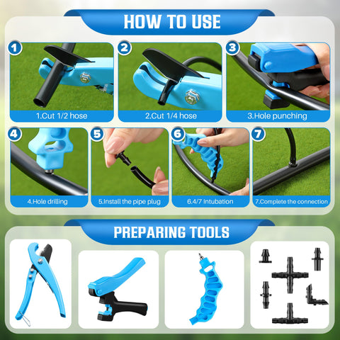 Feekoon Irrigation Plugs 345-pack for tight, leak-free ends