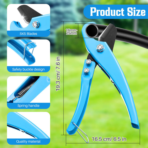 Feekoon Drip Tube Cutter blue edge delivers smooth, burr-free cuts