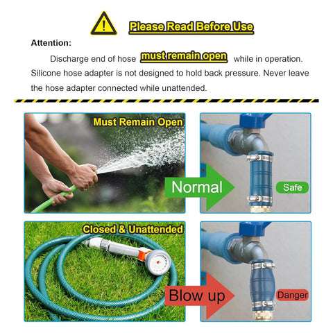 Feekoon explosion-proof silicone construction enhances safety during high-pressure use.